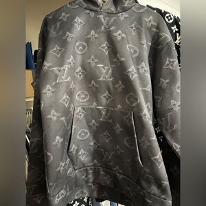 Louis Vuitton Charcoal Monogram Hoodie